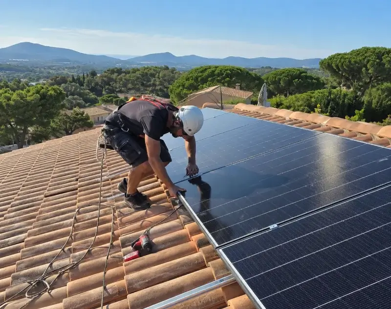Installateur panneaux solaires Sainte-Foy-l'Argentière — pose photovoltaïque sur toiture