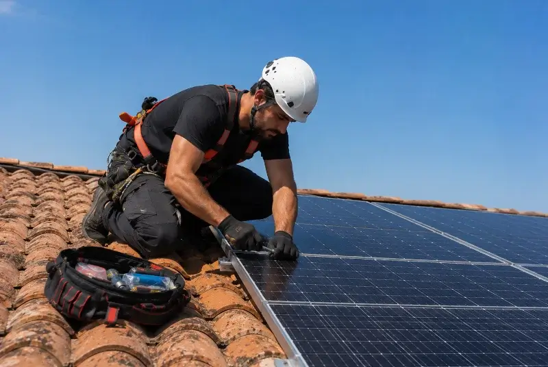 Maintenance et monitoring de panneaux solaires à Sainte-Foy-l'Argentière