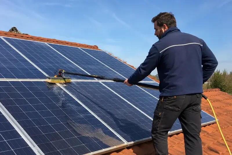 Nettoyage et entretien de panneaux solaires à Sainte-Foy-l'Argentière